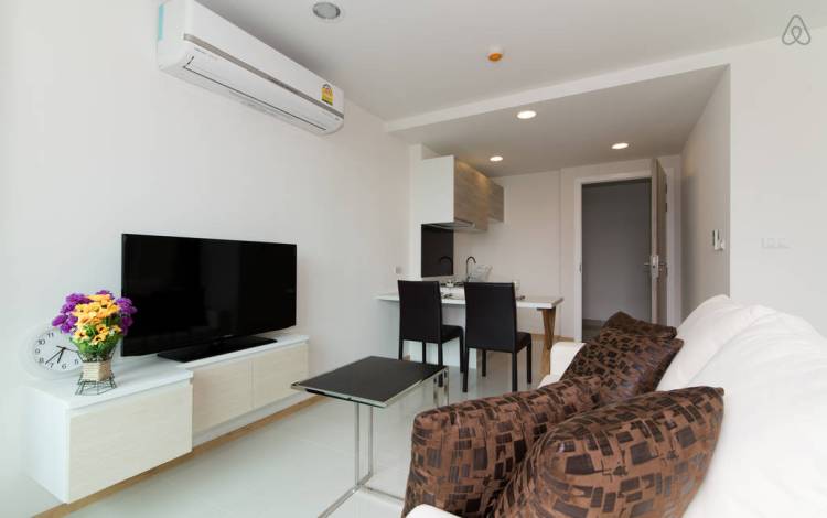 Nice, studio, for rent, Acqua Jomtien, condo, night market, beach