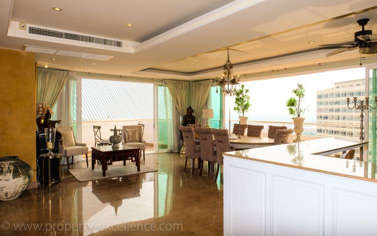 Penthouse, one-of-a-kind, Jomtien, Pattaya, Chateau Dale