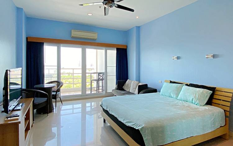 Top, floor, studio, rent, Pattaya, side, View Talay 5D