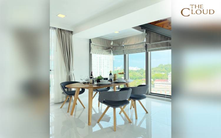 Large 1 bedroom duplex condo for rent in Pattaya, Large 1 bedroom condo for rent in Pattaya, The Cloud condominium for rent, Property Excellence, Pattaya condo rental