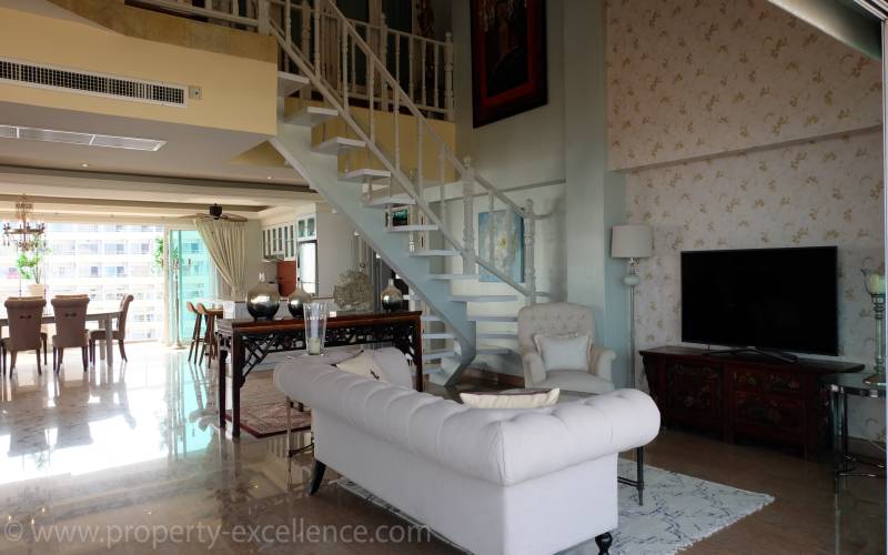 Penthouse, one-of-a-kind, Jomtien, Pattaya, Chateau Dale