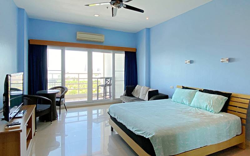 Top, floor, studio, rent, Pattaya, side, View Talay 5D