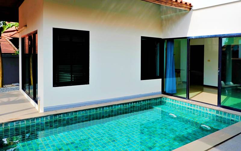 2-bedroom, house, pool, villa, for rent, Mabprachan Lake, East Pattaya