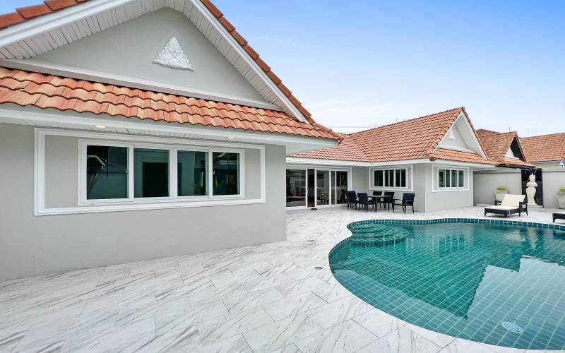 View Talay Villas, Jomtien, for sale, fully renovated, pool villa, Pattaya