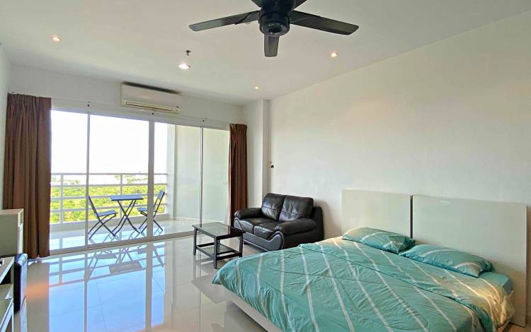 Studio, for rent, Jomtien Beach, View Talay 5D, beach, ocean view