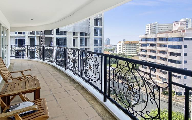 Condo, rent, Pratumnak, Pattaya, Tara Court, 2-bedroom, ocean, view