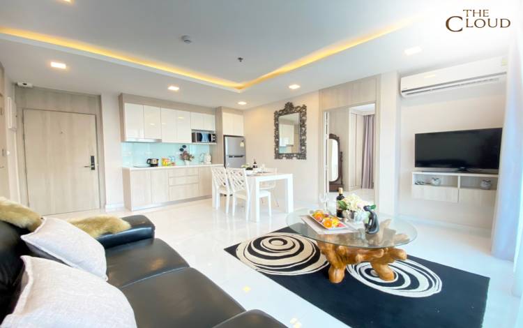 2 bedroom condo for rent on Cozy Beach Pattaya, The Cloud Condominium Pattaya, Long term condo rental Pattaya, Property Excellence